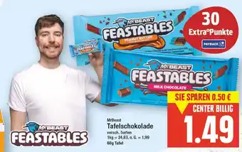 E-Center Mrbeast tafelschokolade Angebot