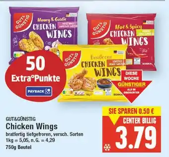 E-Center Gut&günstig chicken wings Angebot