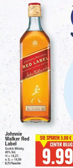 E-Center Johnnie walker red label Angebot