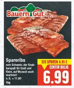 E-Center Bauern gut spareribs Angebot