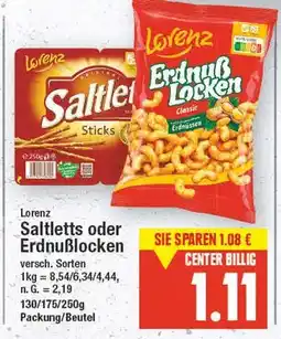 E-Center Lorenz saltletts oder erdnusslocken Angebot