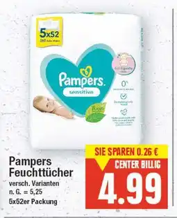 E-Center Pampers feuchttücher Angebot