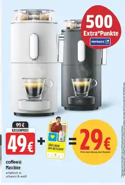 E-Center Coffeeb maschine Angebot