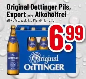 trinkgut Oettinger original oettinger pils, export oder alkoholfrei Angebot