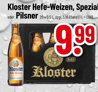 trinkgut Kloster hefe-weizen, spezial oder pilsner Angebot