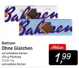 KONSUM Bahlsen Ohne Gleichen Angebot