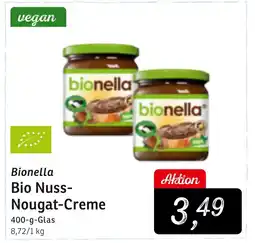 KONSUM Bionella Bio Nuss- Nougat-Creme Angebot