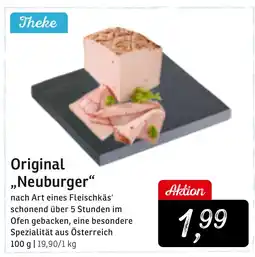 KONSUM Original „Neuburger“ Angebot