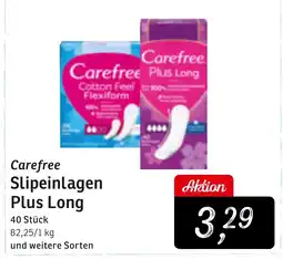 KONSUM Carefree Slipeinlagen Plus Long Angebot