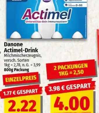 nah & gut Danone Actimel-Drink Angebot