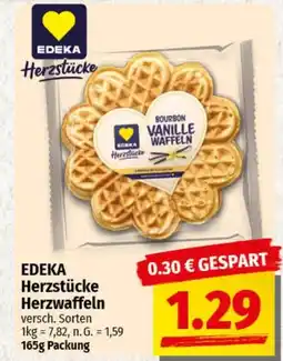 nah & gut EDEKA Herzstücke Herzwaffeln Angebot