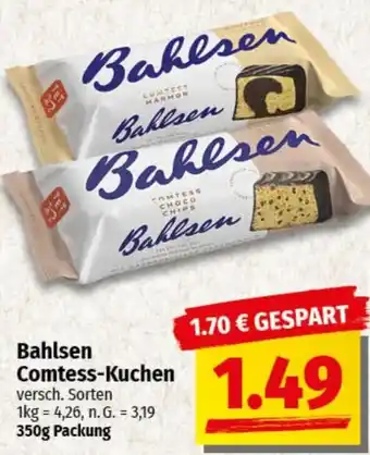 nah & gut Bahlsen Comtess-Kuchen Angebot