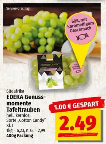 nah & gut EDEKA Genussmomente Tafeltrauben Angebot