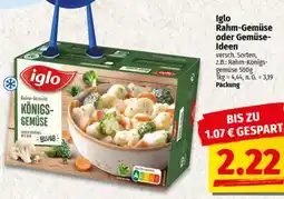 nah & gut Iglo Rahm-Gemüse oder Gemüse- Ideen Angebot