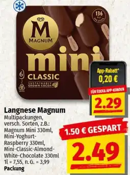 nah & gut Langnese Magnum Multipackungen Angebot