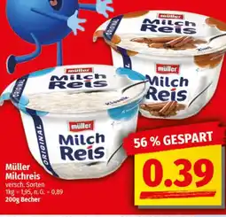 nah & gut Müller Milchreis Angebot