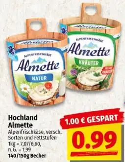 nah & gut Hochland Almette Angebot