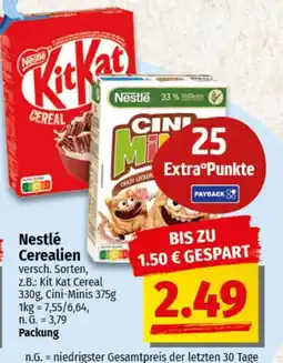 nah & gut Nestlé Cerealien Angebot