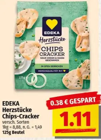 nah & gut EDEKA Herzstücke Chips-Cracker Angebot