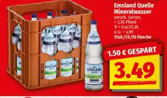 nah & gut Emsland Quelle Mineralwasser Angebot