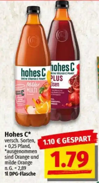 nah & gut hohes C Angebot