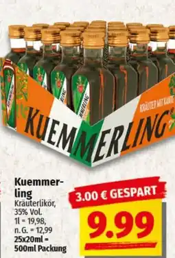 nah & gut Kuemmerling Kräuterlikör, 35% Vol. Angebot