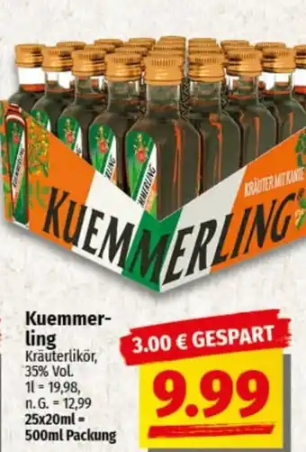 nah & gut Kuemmerling Kräuterlikör, 35% Vol. Angebot