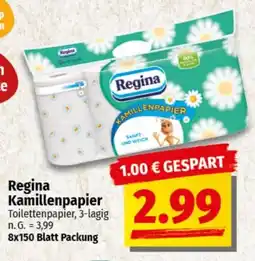 nah & gut Regina Kamillenpapier Toilettenpapier Angebot