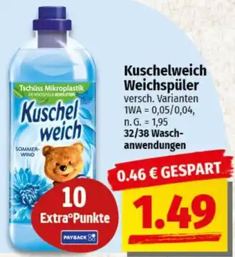 nah & gut Kuschelweich Weichspüler Angebot