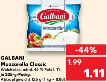 Kaufland GALBANI Mozzarella Classic Angebot