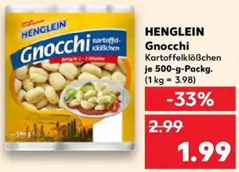 Kaufland HENGLEIN Gnocchi Angebot