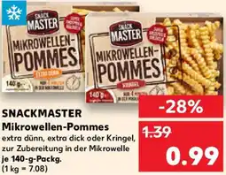 Kaufland SNACKMASTER Mikrowellen-Pommes Angebot