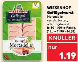 Kaufland WIESENHOF Geflügelwurst Angebot