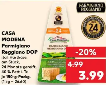 Kaufland CASA MODENA Parmigiano Reggiano DOP Angebot