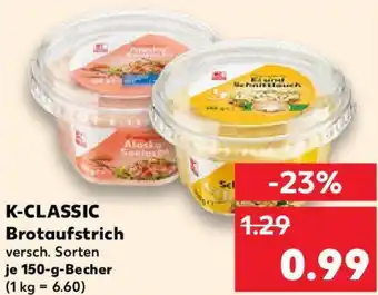 Kaufland K-CLASSIC Brotaufstrich Angebot