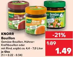 Kaufland KNORR Bouillon Angebot