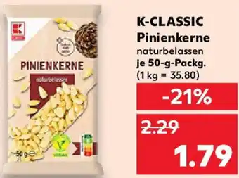 Kaufland K-CLASSIC Pinienkerne Angebot