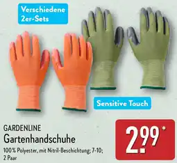 Aldi Nord GARDENLINE Gartenhandschuhe Angebot