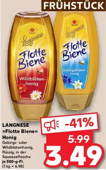 Kaufland LANGNESE Flotte Biene Honig Angebot