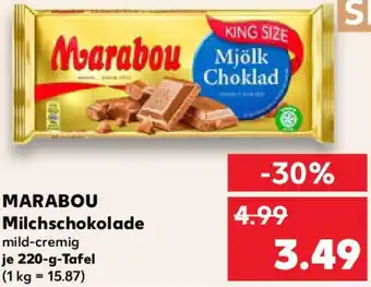 Kaufland MARABOU Milchschokolade Angebot