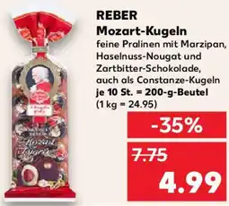 Kaufland REBER Mozart-Kugeln Angebot