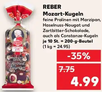 Kaufland REBER Mozart-Kugeln Angebot