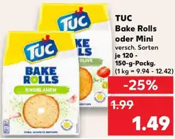 Kaufland TUC Bake Rolls oder Mini Angebot