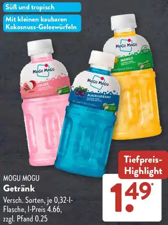 Aldi Süd MOGU MOGU Getränk Angebot