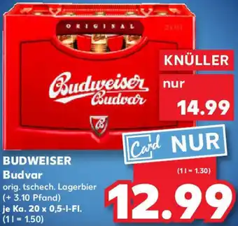 Kaufland BUDWEISER Budvar Angebot