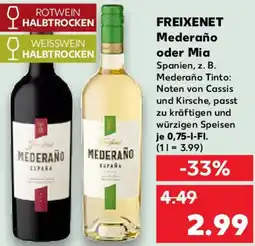 Kaufland FREIXENET Mederaño oder Mia Angebot