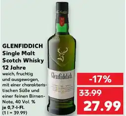 Kaufland GLENFIDDICH Single Malt Scotch Whisky 12 Jahre Angebot