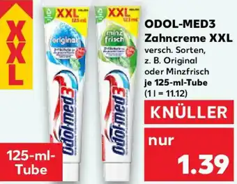 Kaufland ODOL-MED3 Zahncreme XXL Angebot