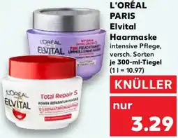 Kaufland L'ORÉAL PARIS Elvital Haarmaske Angebot