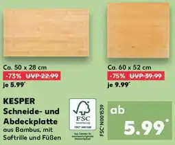 Kaufland KESPER Schneide- und Abdeckplatte Angebot